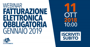 fatturazione elettronica, fattura elettronica obbligatoria, webinar